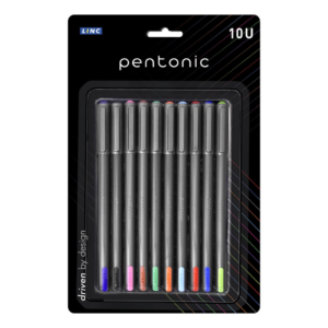 post it pad Pentonic Glitz 1.0 mm Multicolor Glitter Gel Pen | Multicolor Ink, Set Of 10 Pcs