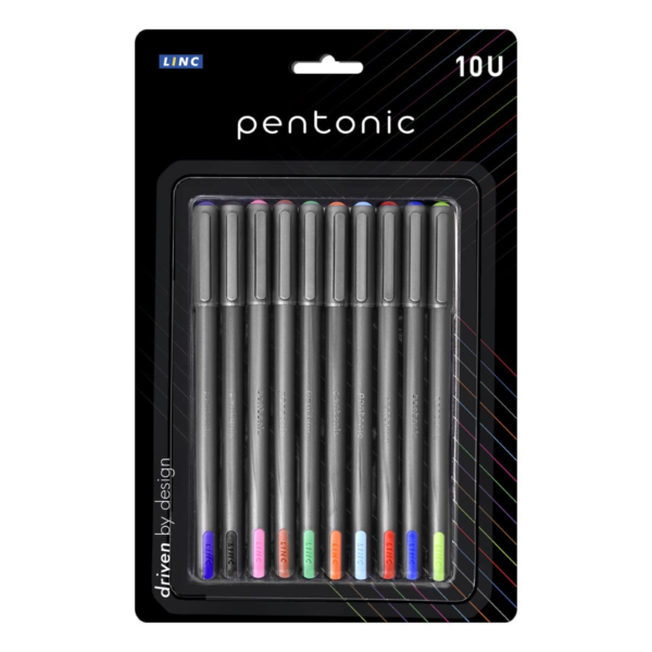 post it pad Pentonic Glitz 1.0 mm Multicolor Glitter Gel Pen | Multicolor Ink, Set Of 10 Pcs