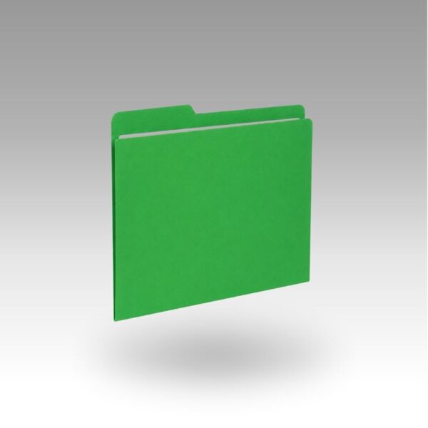 A 4 COLOUR FOLDER green Premium A4 Colour Document Folder | Vibrant Plastic , Project Report Files