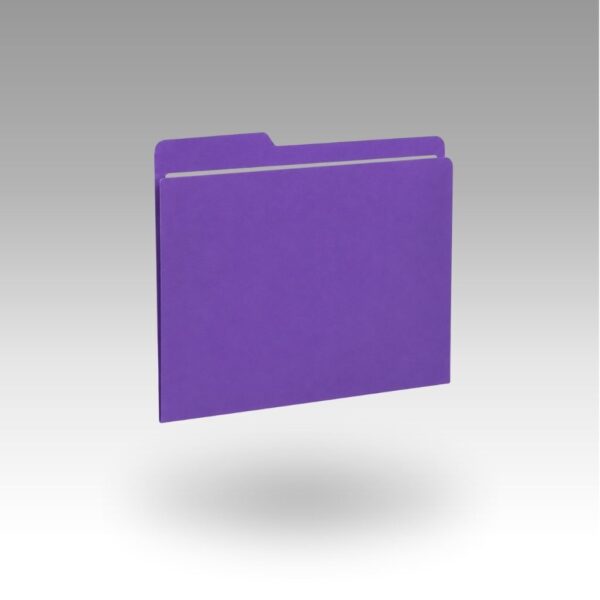 A 4 COLOUR FOLDER purple Premium A4 Colour Document Folder | Vibrant Plastic , Project Report Files