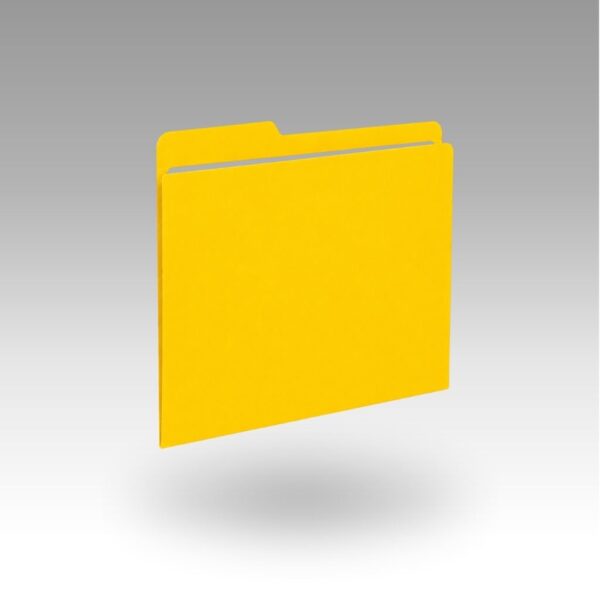 A 4 COLOUR FOLDER yellow Premium A4 Colour Document Folder | Vibrant Plastic , Project Report Files