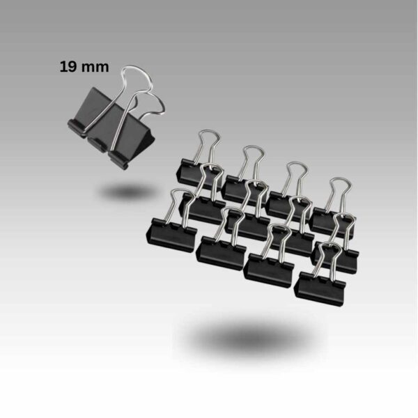 Binder Clip 19 mm |  Metal Document Clip | Heavy Duty Binder Clip |