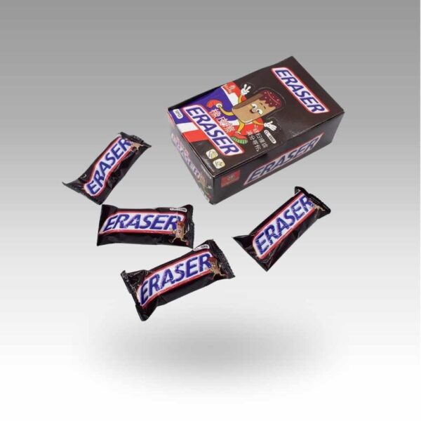Chocolate Eraser| Fun chocolate bar design | Premium quality non-toxic rubber eraser |