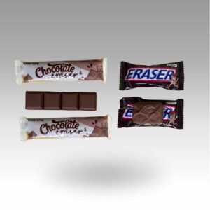 Chocolate Eraser| Fun chocolate bar design | Premium quality non-toxic rubber eraser |