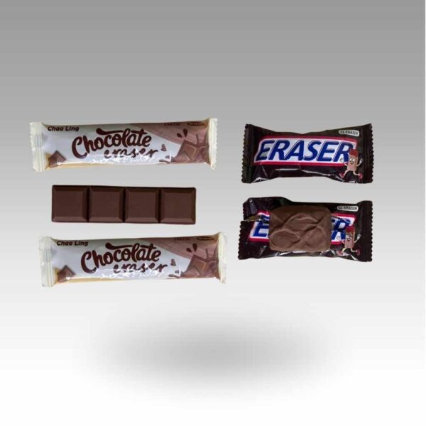 Chocolate Eraser| Fun chocolate bar design | Premium quality non-toxic rubber eraser |
