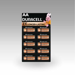 DURA CELL AA Dura Cell AA | AA Alkaline Battery | Long Lasting AA Battery | Pack of 10 |