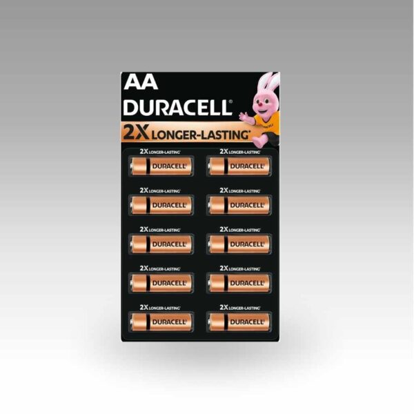 DURA CELL AA Dura Cell AA | AA Alkaline Battery | Long Lasting AA Battery | Pack of 10 |