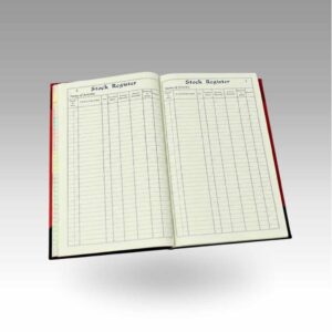 STOCK REGISTER Premium Stock Register 1 Quire | High-Quality Inventory Record Book