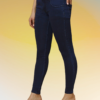 Women’s Dark Blue Low Rise Skinny Fit Stretchable Denim Jeans | Everyday Comfort Slim Fit Jeggings Style