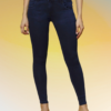 Women’s Dark Blue Low Rise Skinny Fit Stretchable Denim Jeans | Everyday Comfort Slim Fit Jeggings Style