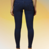Women’s Dark Blue Low Rise Skinny Fit Stretchable Denim Jeans | Everyday Comfort Slim Fit Jeggings Style