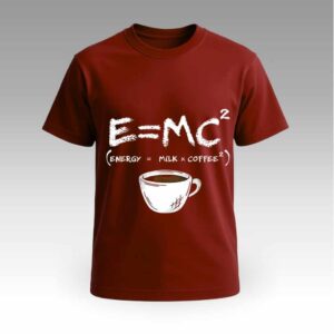 V9UTCV010_Red Red T-Shirt Round Neck | Cotton T-Shirt | College Vibes | Daily Wear | Unisex |