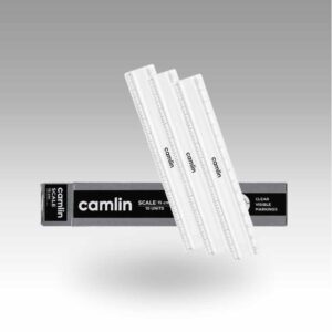 camlin scale Camlin Scale 15 cm Pack of 10 | Plastic Ruler | Transparent Measuring Scale |