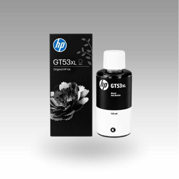 gt 53xl black ink 135ml HP GT53XL Black Ink Bottle |135 ml | Printer Ink Bottle | Refill Ink |
