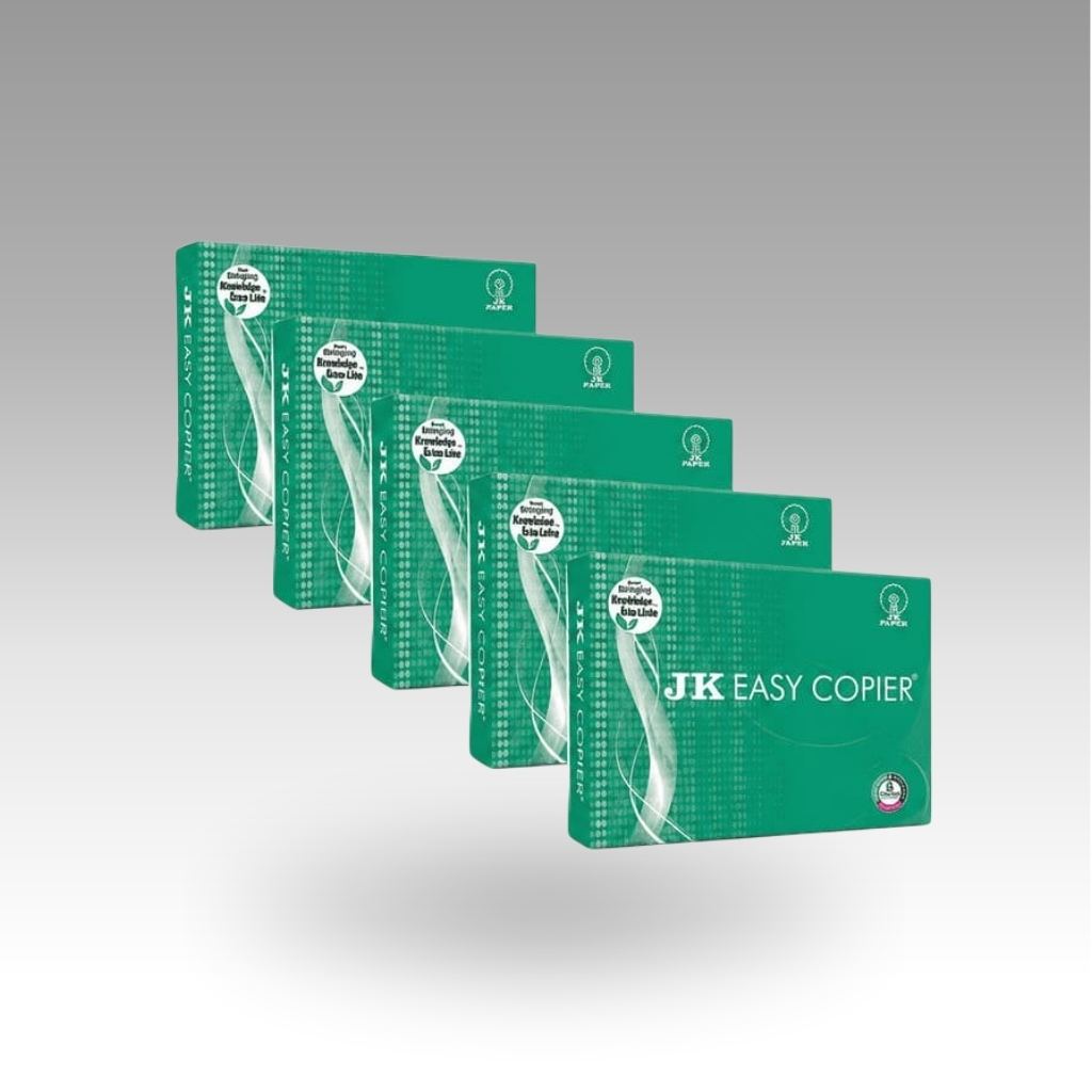 JK Copier Paper Green A4 Size | 75 GSM Premium Multipurpose Office Sheets, Pack Of 10 Reams