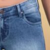 Women’s Bootcut Jeans Mid Waist | Light Blue Stretchable Denim Pants | Flared Bottom Casual Wear for Women & Girls
