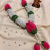 WhatsApp Image 2026-08-14 at 5.59.49 PM (2) Pink Lotus Mogra Pearl Mala | Ganpati Decoration | Premium Quality | Festive Decor | Perfect for All Occasions