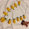 Yellow Plumeria Pearl Floral Mala | Ganpati Decoration | Premium Quality | Festive Decor | Perfect for All Occasions
