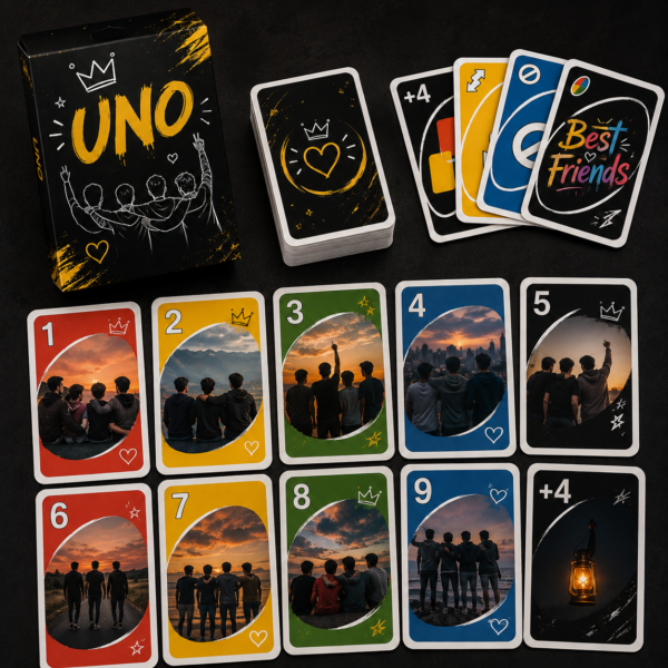 u5 UNO Card | Customized Product | Premium Quality | Personalised Gift | Perfect for All Occasions