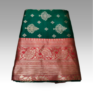 SSRB76780065_S9_Green Gangajal Green Saree | SaruSilk | Verdant Pallu Elegance with a Rich Traditional Finish | Women