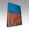 SSRB76780066_S9_Blue1 Gangajal Blue Saree | SaruSilk | Azure Pallu Grace with Timeless Ethnic Sophistication | Women