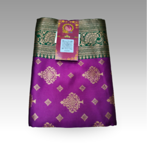 SSRB76780070_S9_Purple1 Gangajal Purple Saree | SaruSilk | Regal Pallu Beauty with Graceful Ethnic Sophistication | Women